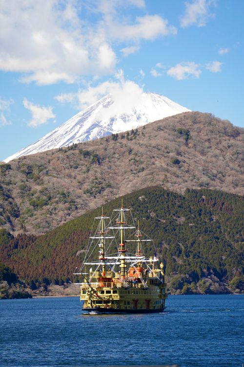 Mt. Fuji view from Lake Ashi Hakone
